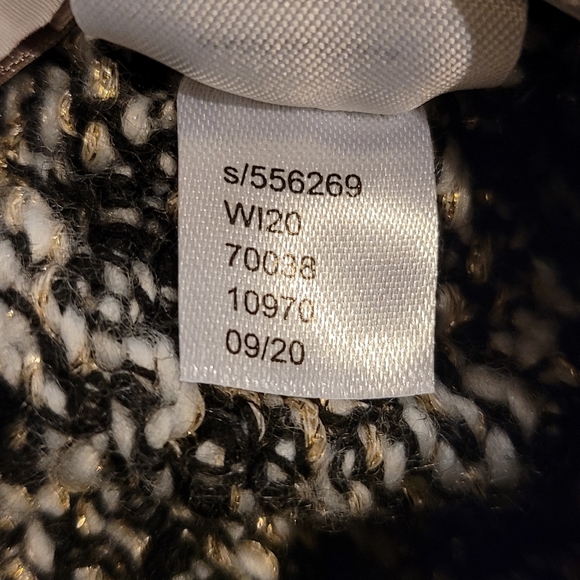 Loft Shimmer Tweed Pom Pom Beanie Hat New With Tag - Picture 12 of 12